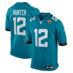 Travis Hunter Jacksonville Jaguars 2025 NFL Draft First Round Pick Game Jersey - Teal