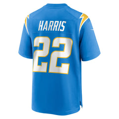 Najee Harris Los Angeles Chargers Game Player Jersey - Powder Blue