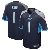 Cameron Ward Tennessee Titans 2025 NFL Draft First Round Pick Alternate Game Jersey - Navy