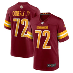 Josh Conerly Jr. Washington Commanders 2025 NFL Draft First Round Pick Game Jersey - Burgundy