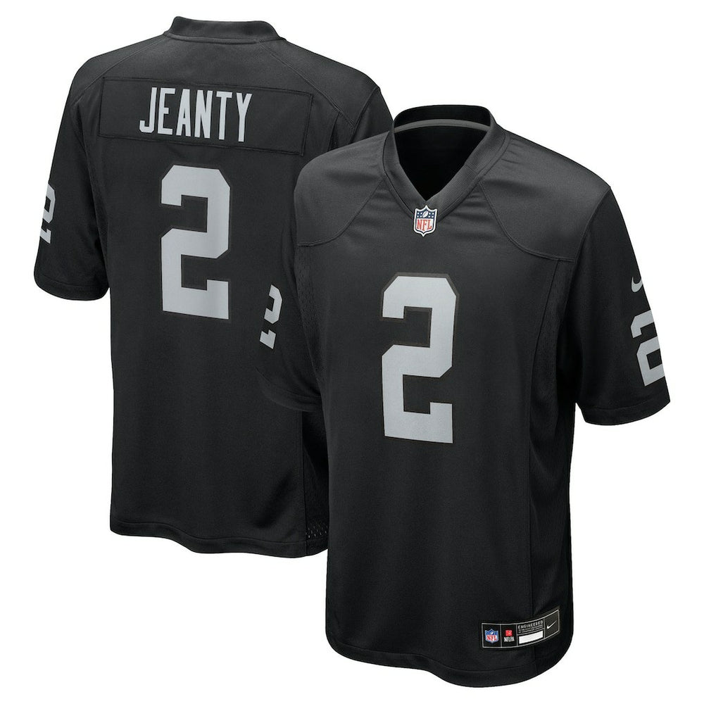 Ashton Jeanty Las Vegas Raiders 2025 NFL Draft First Round Pick Game Jersey - Black