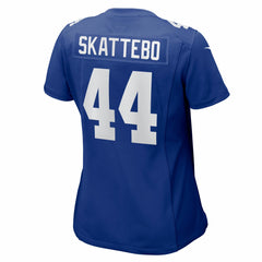 Cam Skattebo New York Giants Women's Team Game Player Jersey - Royal