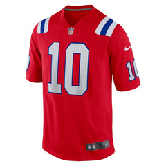 Drake Maye New England Patriots Player Game Jersey - Red
