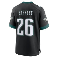 Saquon Barkley Philadelphia Eagles Alternate Game Jersey - Black