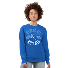 Kansas City Royals G-III 4Her by Carl Banks Women's Team Logo Fleece Pullover Sweatshirt Royal