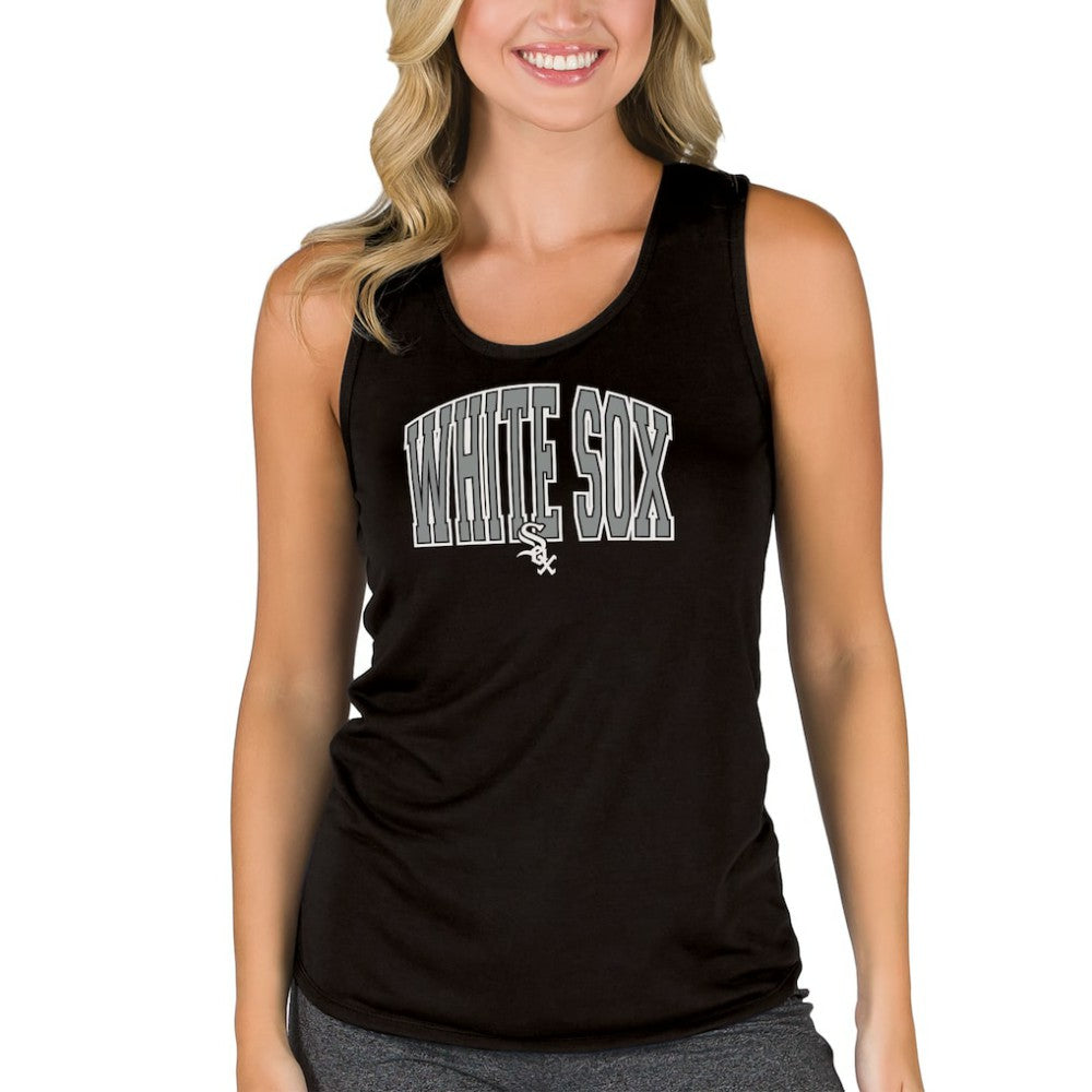 Chicago White Sox Concepts Sport Women's Marathon Racerback Tank Top Black