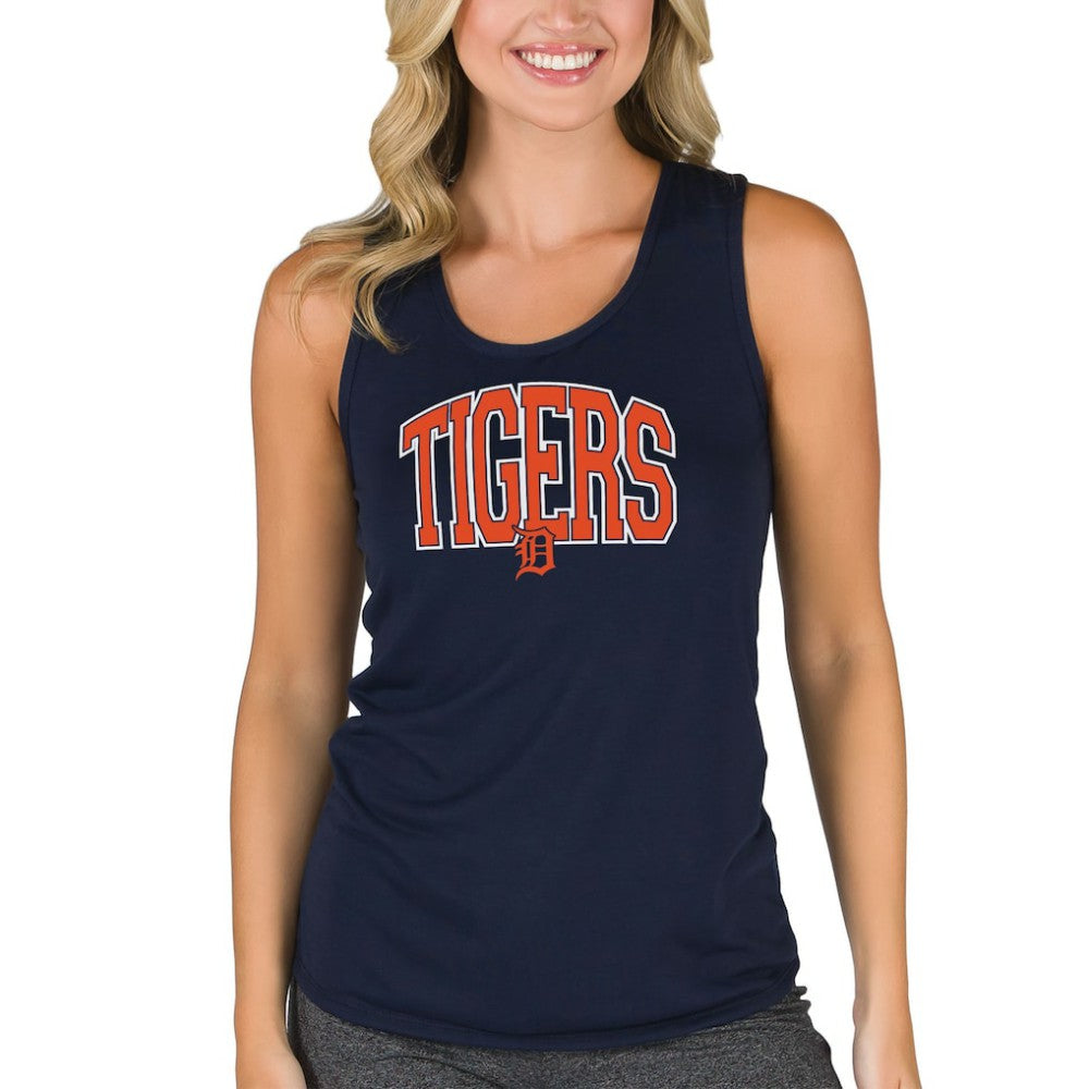 Detroit Tigers Concepts Sport Women's Marathon Racerback Tank Top Navy
