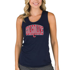 Cleveland Guardians Concepts Sport Women's Marathon Racerback Tank Top Navy