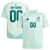 Mexico National Team Youth 2024 Away Replica Custom Jersey Green - Adidas