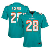 De��Von Achane Miami Dolphins Youth Game Jersey - Aqua