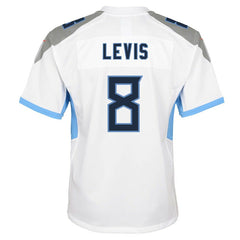 Will Levis Tennessee Titans Youth Game Jersey - White