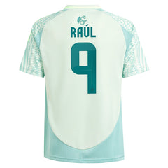 Raul Jimenez Mexico National Team Youth 2024 Away Replica Player Jersey Green - Adidas