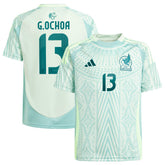 Guillermo Ochoa Mexico National Team Youth 2024 Away Replica Player Jersey Green - Adidas