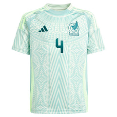 Edson Alvarez Mexico National Team Youth 2024 Away Replica Player Jersey Green - Adidas