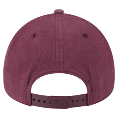 San Francisco Giants Moleskin Crown A-Frame 9FORTY Adjustable Hat Maroon | New Era