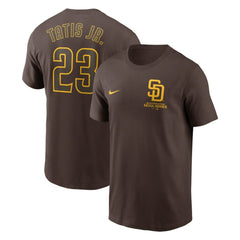 Fernando Tatis Jr. San Diego Padres 2024 MLB World Tour Seoul Series Name & Number T-Shirt Brown | Nike