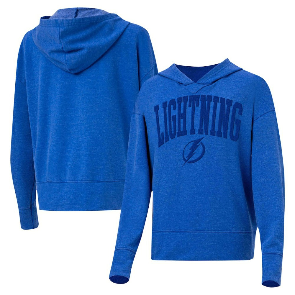 Tampa Bay Lightning Concepts Sport Women's Volley Pullover Hoodie Blue
