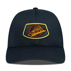 Vancouver Canucks Levelwear Retro Skylight Zephyr Adjustable Hat Black