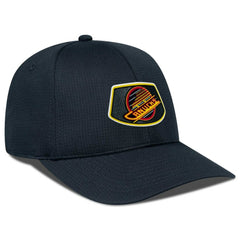 Vancouver Canucks Levelwear Retro Skylight Zephyr Adjustable Hat Black