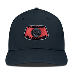 Chicago Blackhawks Levelwear Retro Skylight Rise Flex Hat Black