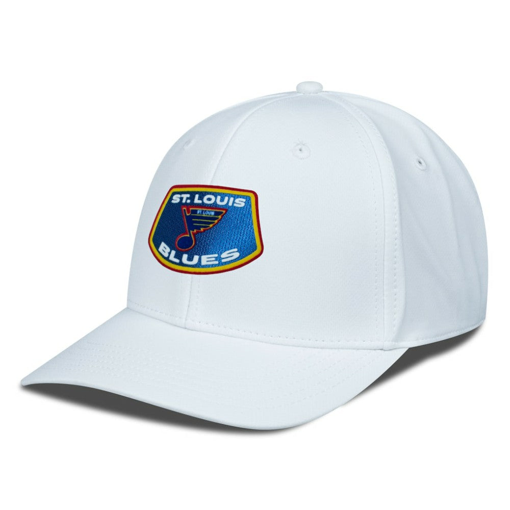 St. Louis Blues Levelwear Retro Skylight Rise Flex Hat White