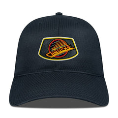 Vancouver Canucks Levelwear Retro Skylight Matrix Adjustable Hat Black