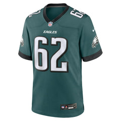Jason Kelce Philadelphia Eagles Team Game Jersey - Midnight Green