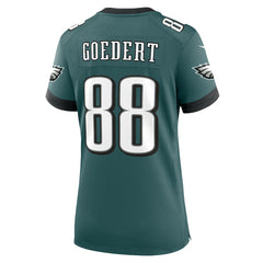 Dallas Goedert Philadelphia Eagles Women's Team Game Jersey - Midnight Green