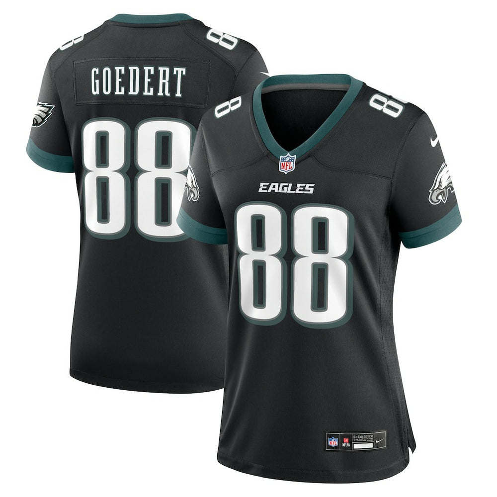 Dallas Goedert Philadelphia Eagles Women's Alternate Game Jersey - Black