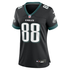 Dallas Goedert Philadelphia Eagles Women's Alternate Game Jersey - Black