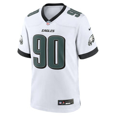Jordan Davis Philadelphia Eagles White Game Jersey - White
