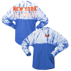 New York Islanders Spirit Jersey Unisex Crystal Half Dye Long Sleeve T-Shirt Royal