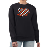 Philadelphia Flyers G-III 4Her by Carl Banks Women's Heart Graphic Pullover Sweatshirt Black