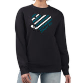 San Jose Sharks G-III 4Her by Carl Banks Women's Heart Graphic Pullover Sweatshirt Black