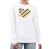 Nashville Predators G-III 4Her by Carl Banks Women's Heart Graphic Pullover Sweatshirt White