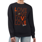Anaheim Ducks G-III 4Her by Carl Banks Women's Lots Of Love Team Logo Graphic Pullover Sweatshirt Black