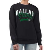 Dallas Stars G-III 4Her by Carl Banks Women's Filigree Team Graphic Fleece Pullover Sweatshirt Black