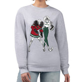 Minnesota Wild G-III 4Her by Carl Banks Women's Hockey Girls Team Graphic Fleece Pullover Sweatshirt Heather Gray