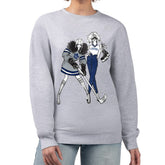 Toronto Maple Leafs G-III 4Her by Carl Banks Women's Hockey Girls Team Graphic Fleece Pullover Sweatshirt Heather Gray