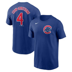 Pete Crow-Armstrong Chicago Cubs Fuse Name & Number T-Shirt Royal | Nike