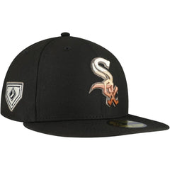 Chicago White Sox Dune Gradient Side Patch 59FIFTY Fitted Hat Black | New Era