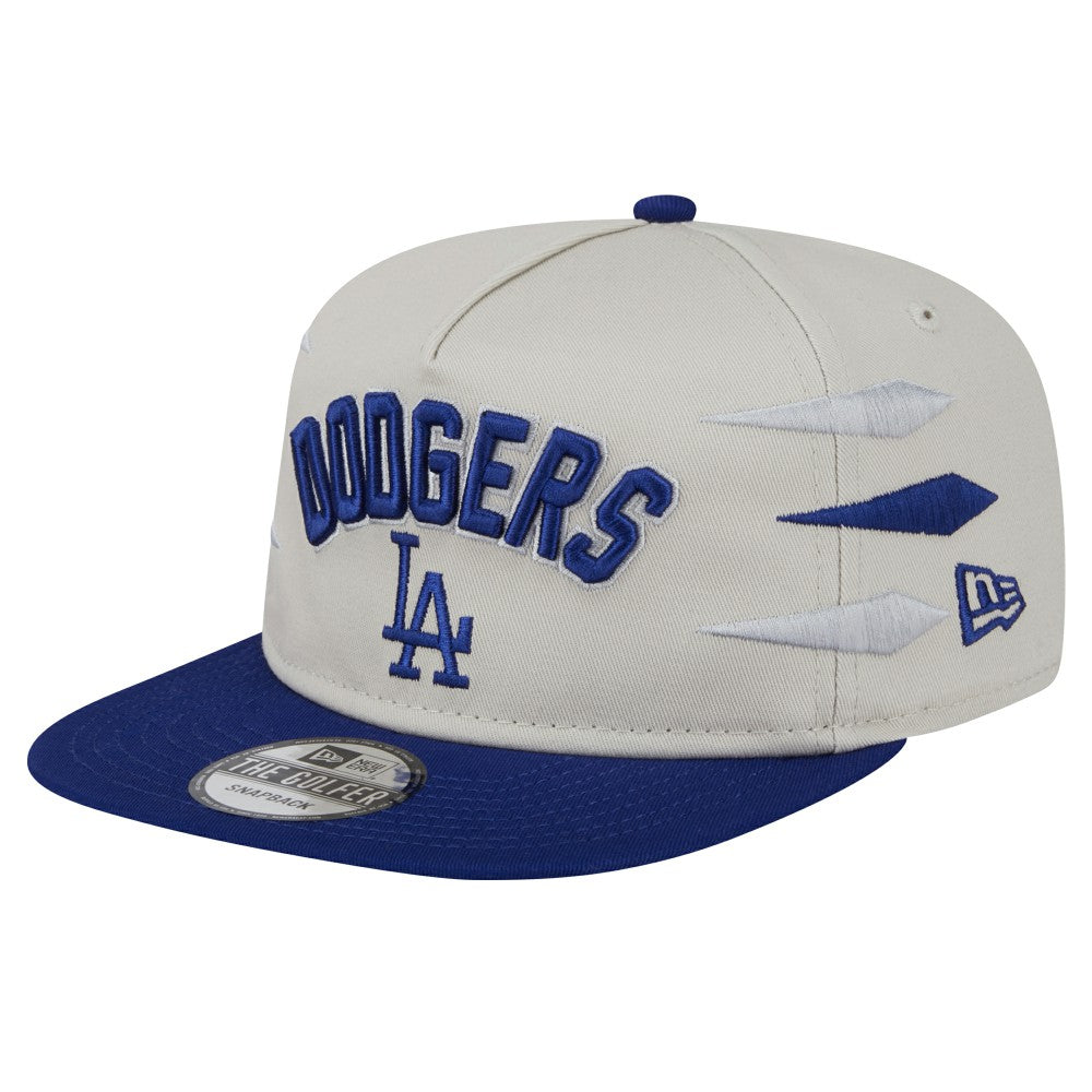 Los Angeles Dodgers Iron Golfer Snapback Hat Cream | New Era