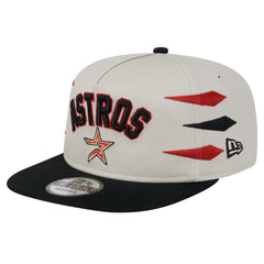 Houston Astros Iron Golfer Snapback Hat Cream | New Era
