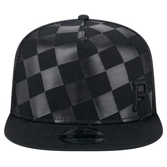 Pittsburgh Pirates Score Check 9FIFTY A-Frame Trucker Snapback Hat Black | New Era