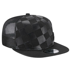 San Francisco Giants Score Check 9FIFTY A-Frame Trucker Snapback Hat Black | New Era