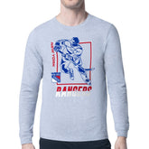New York Rangers Starter Player Grid Long Sleeve T-Shirt Heather Gray