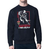 Florida Panthers Starter Player Grid Fleece Pullover Sweatshirt Navy
