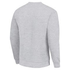 Colorado Avalanche Starter Player Grid Fleece Pullover Sweatshirt Heather Gray