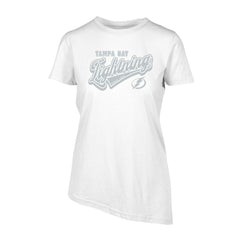 Tampa Bay Lightning Levelwear Women's Birch Sweep T-Shirt White
