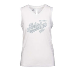 Detroit Red Wings Levelwear Women's Paisley Sweep V-Neck Tank Top White